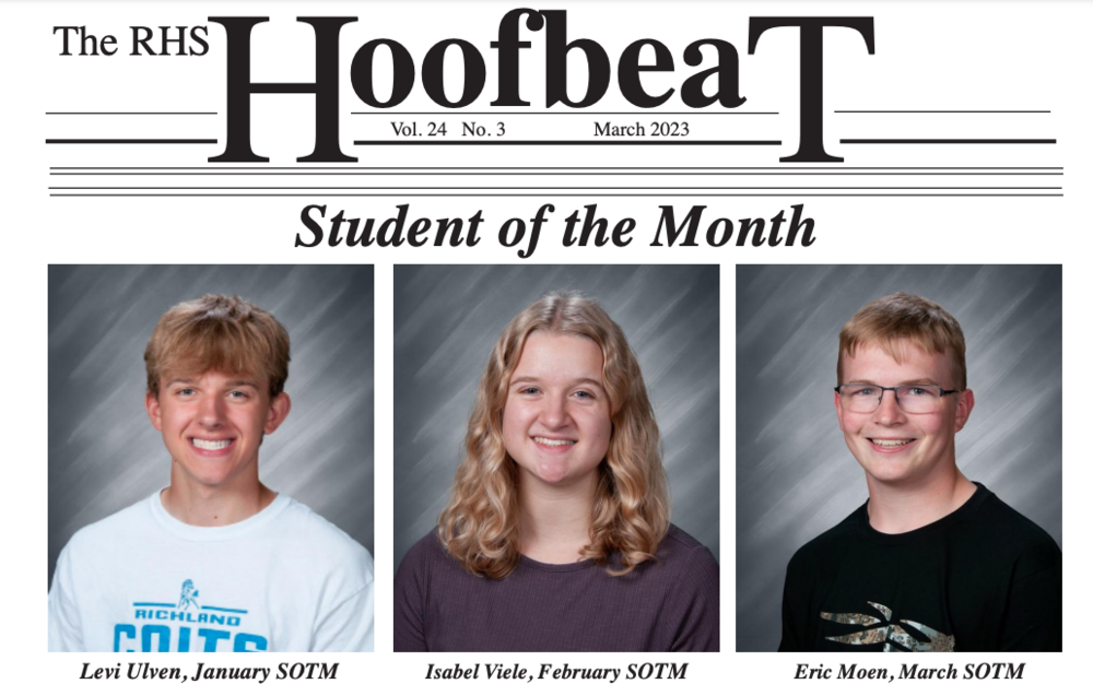 Hoofbeat Front Page